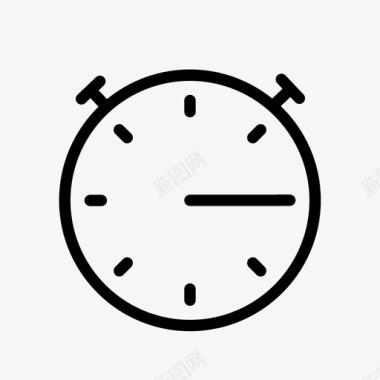 秒表时钟圈数图标图标
