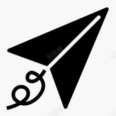 发送飞行消息图标图标