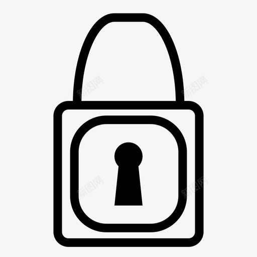 锁密码保护图标svg_新图网 https://ixintu.com 保护 安全 密码 通信2 锁