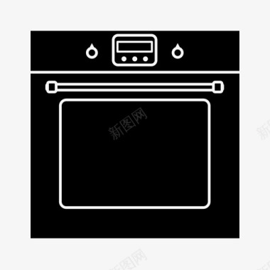 烤箱电器炊具图标图标
