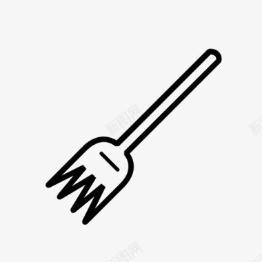 叉子餐具厨房用具图标图标