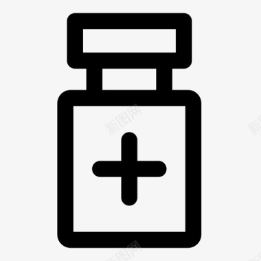 药药房药瓶图标图标
