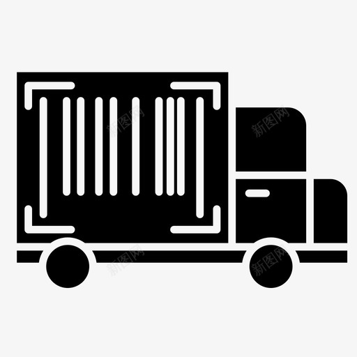 跟踪号装运运输图标svg_新图网 https://ixintu.com 交货标志 卡车 装运 跟踪号 运输