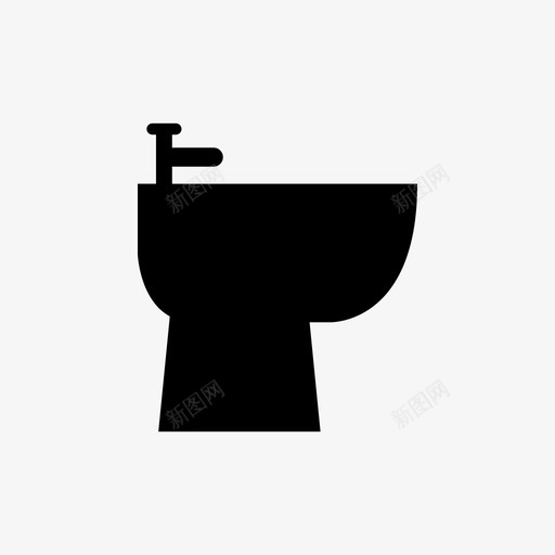 坐浴盆浴室室内图标svg_新图网 https://ixintu.com 卫生设备 坐浴盆 室内 浴室 盥洗室