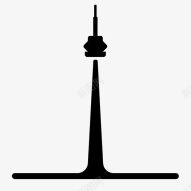 加拿大cn塔纪念碑世界图标图标