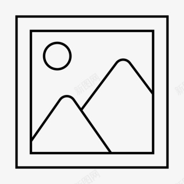 图库相册图像图标图标