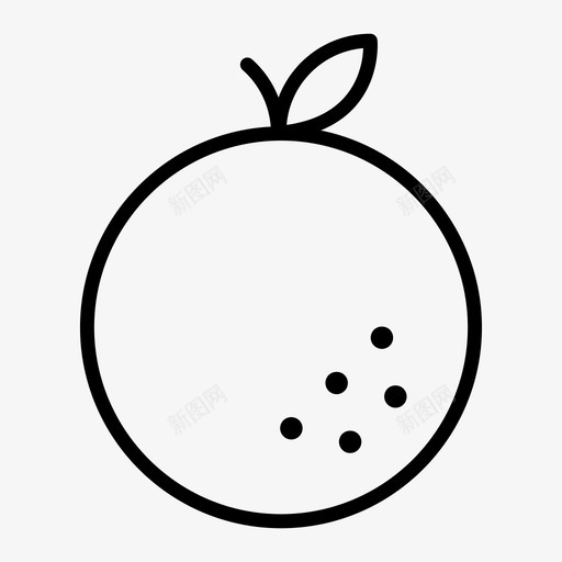 橘子水果水果蔬菜图标svg_新图网 https://ixintu.com 橘子 水果 水果蔬菜
