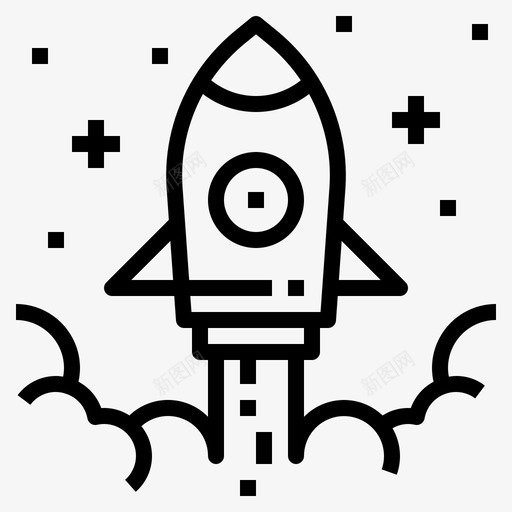 创业商业火箭图标svg_新图网 https://ixintu.com 创业 商业 宇宙飞船 火箭