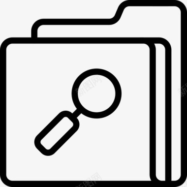 文件夹搜索数据文件图标图标