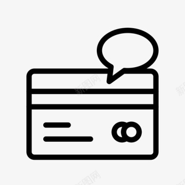 信用卡借记卡发展图标图标