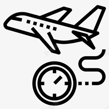 起飞时间持续时间航班图标图标