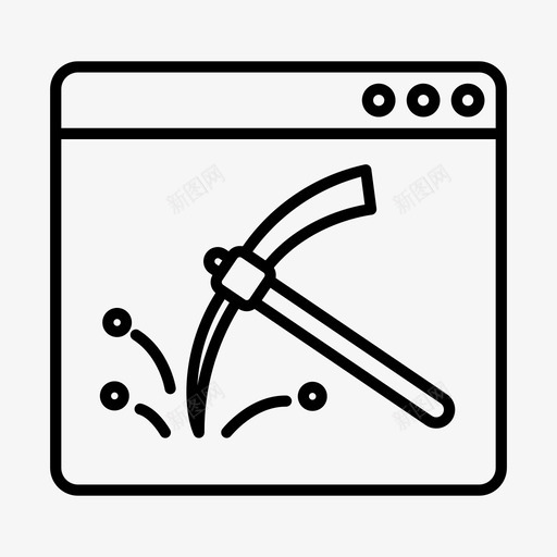 被动挖掘区块链硬币图标svg_新图网 https://ixintu.com 加密货币 区块链 硬币 被动挖掘