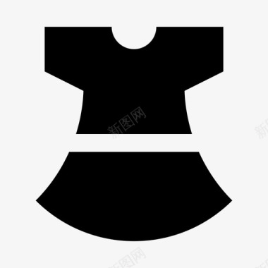 连衣裙衣服服装图标图标