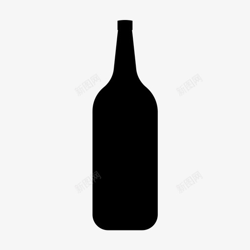 瓶子饮料聚会图标svg_新图网 https://ixintu.com 家居用品 水 瓶子 聚会 葡萄酒 饮料