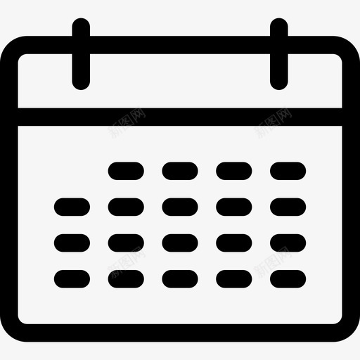 calenda_fullsvg_新图网 https://ixintu.com calenda_full