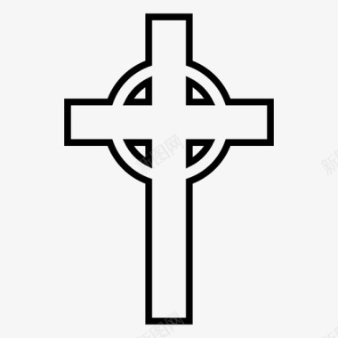 凯尔特十字架基督基督教图标图标