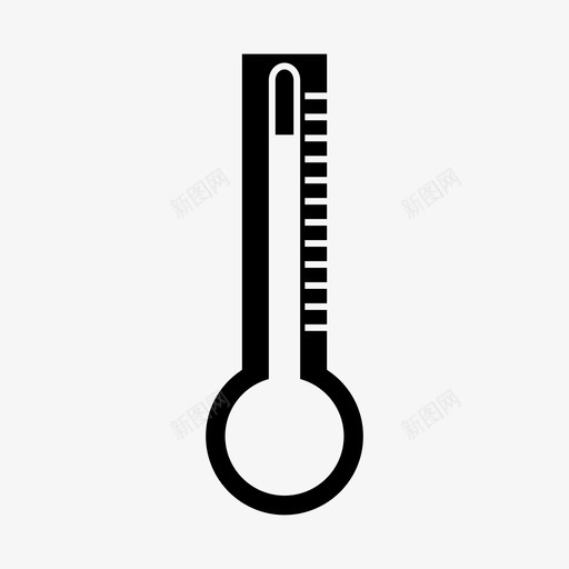 体温计发烧保健图标svg_新图网 https://ixintu.com 体温计 保健 发烧 天气 温度