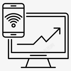 计算机远程控制远程控制分析商业图标高清图片