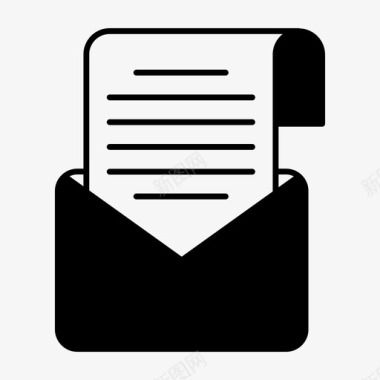电子邮件营销信件优化图标图标