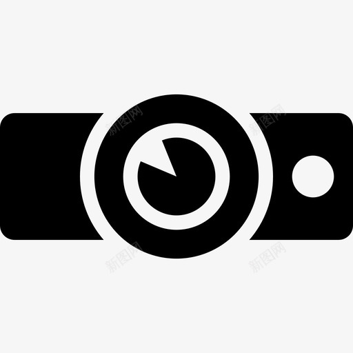 透镜投影仪技术设备和小工具图标svg_新图网 https://ixintu.com 技术 设备和小工具 透镜投影仪
