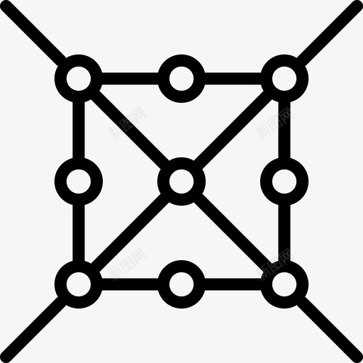 关节创建图标svg_新图网 https://ixintu.com Pretycons设计轮廓 创建 插图 矢量关节 绘制 设计