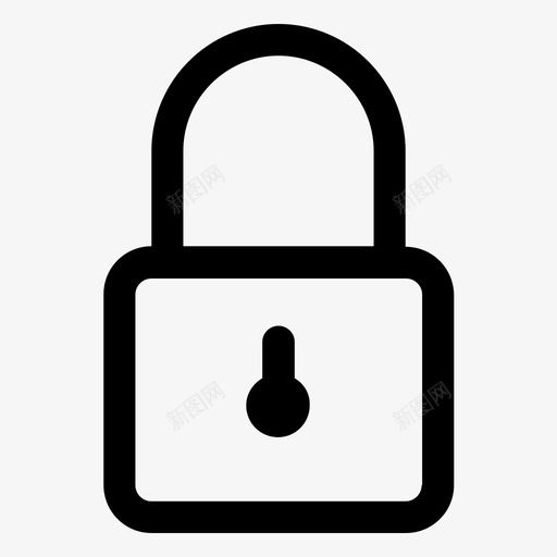 锁连接联锁图标svg_新图网 https://ixintu.com 安全锁 密封 挂锁 联锁 连接 锁