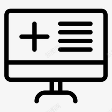 医疗应用程序浏览器计算机图标图标