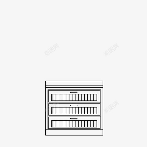 橱柜建筑抽屉图标svg_新图网 https://ixintu.com 建筑 抽屉 橱柜