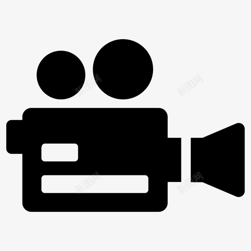 摄像机电影制作者电影图标svg_新图网 https://ixintu.com 摄像机 电影 电影制作者 电影摄影机 视频