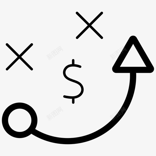商业战略财务营销战略图标svg_新图网 https://ixintu.com 商业战略 搜索引擎优化 概述商业图标集1 营销战略 规划 财务