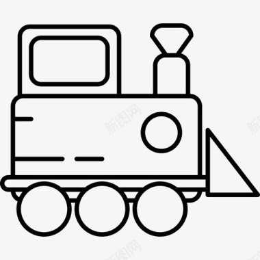 玩具火车宝贝图标套装超薄图标