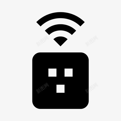 智能插座能源遥控器图标svg_新图网 https://ixintu.com signa wifi 固态 智能插座 能源 设备3 遥控器