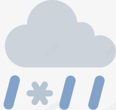 雨雪图标