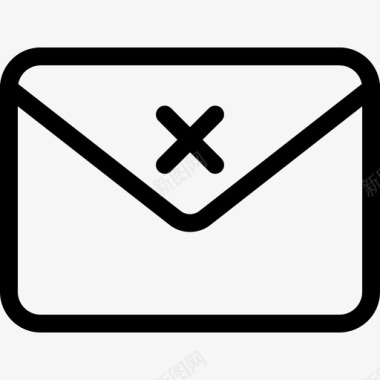 电子邮件拒绝通信旅行dumdumdum图标图标