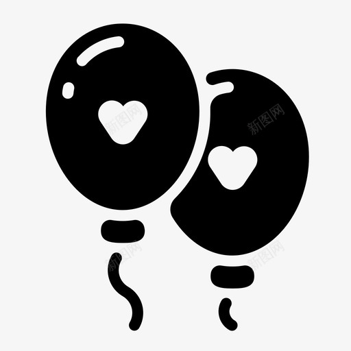 气球装饰孕妇圆形图标svg_新图网 https://ixintu.com 孕妇圆形 气球 装饰