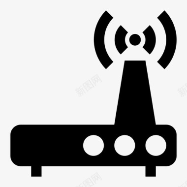 wifi路由器互联网路由器调制解调器图标图标