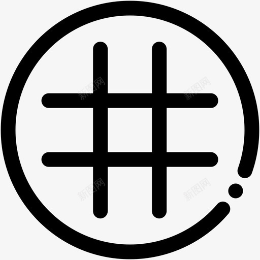 hastaghashtag用户界面图标svg_新图网 https://ixintu.com hashtag hastag 用户界面