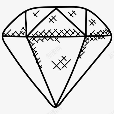 钻石钻戒珠宝图标图标