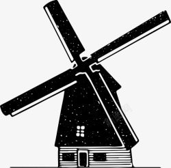 风力车风车荷兰风车荷兰图标高清图片