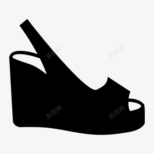 高跟鞋穿女鞋图标svg_新图网 https://ixintu.com 女鞋 穿 高跟鞋