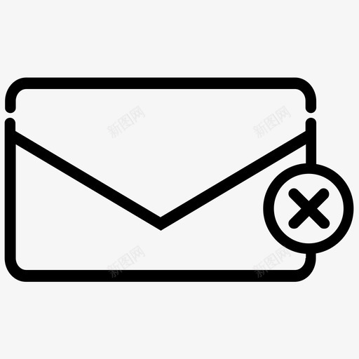 关闭邮件删除邮件取消邮件图标svg_新图网 https://ixintu.com 停止 关闭邮件 删除邮件 取消邮件