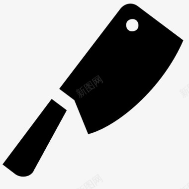 切肉刀烹饪厨房图标图标