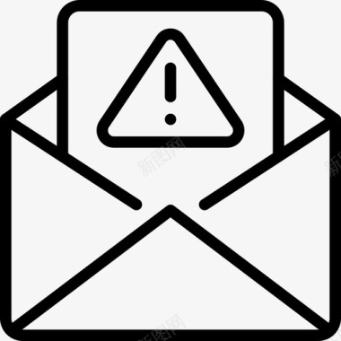 邮件警报数据信件图标图标