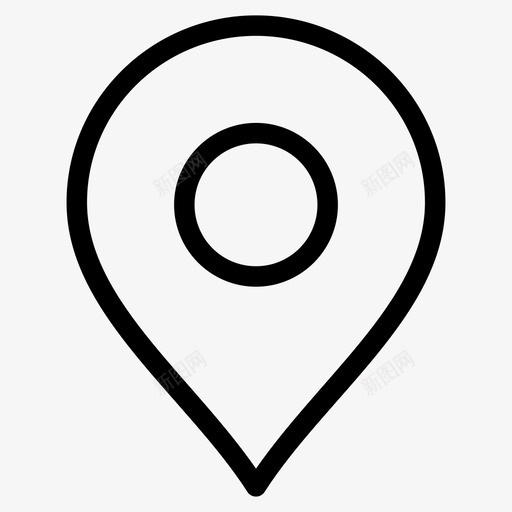 位置地图定位导航图标svg_新图网 https://ixintu.com 位置 地图定位 基本 导航