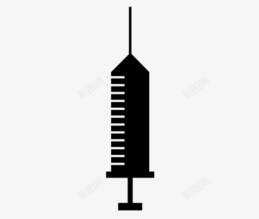 注射器疫苗接种医药保健图标svg_新图网 https://ixintu.com 医药保健 注射器 疫苗接种