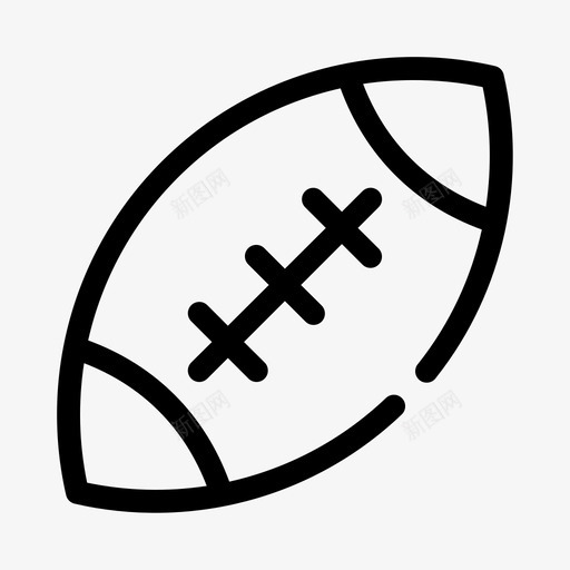 美式足球橄榄球团队图标svg_新图网 https://ixintu.com 团队 橄榄球 美式足球 运动差距中等