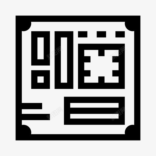 主板电脑电脑硬件图标svg_新图网 https://ixintu.com 主板 电脑 电脑硬件