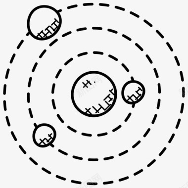 太阳系日心系轨道图标图标
