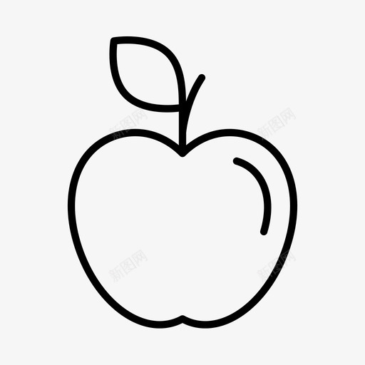 大苹果美国水果图标svg_新图网 https://ixintu.com 大苹果 曼哈顿 水果 纽约 美国