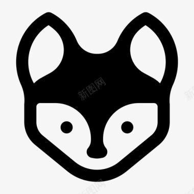 狐狸动物野生动物图标图标